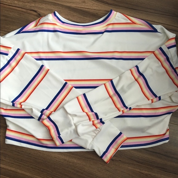 Multicolour crop top - Picture 1 of 2